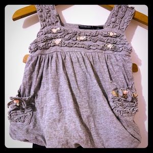 Size 24 months Calvin Klein Girls Bubble Hem tank